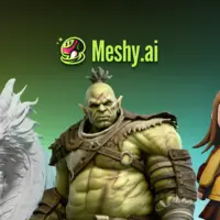 Логотип Meshy